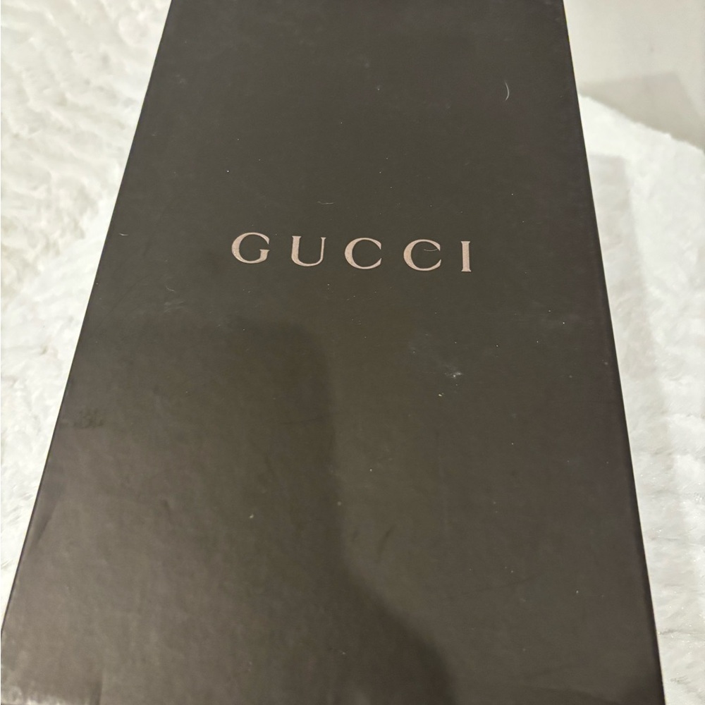 Gucci Black Leather Mules with Silver Horse Bit Hardware NIB Size 9.5 - Picture 7 of 8